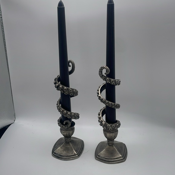 Anthropology Tentacle Candlestick Perry Gargano Halloween - Picture 1 of 4